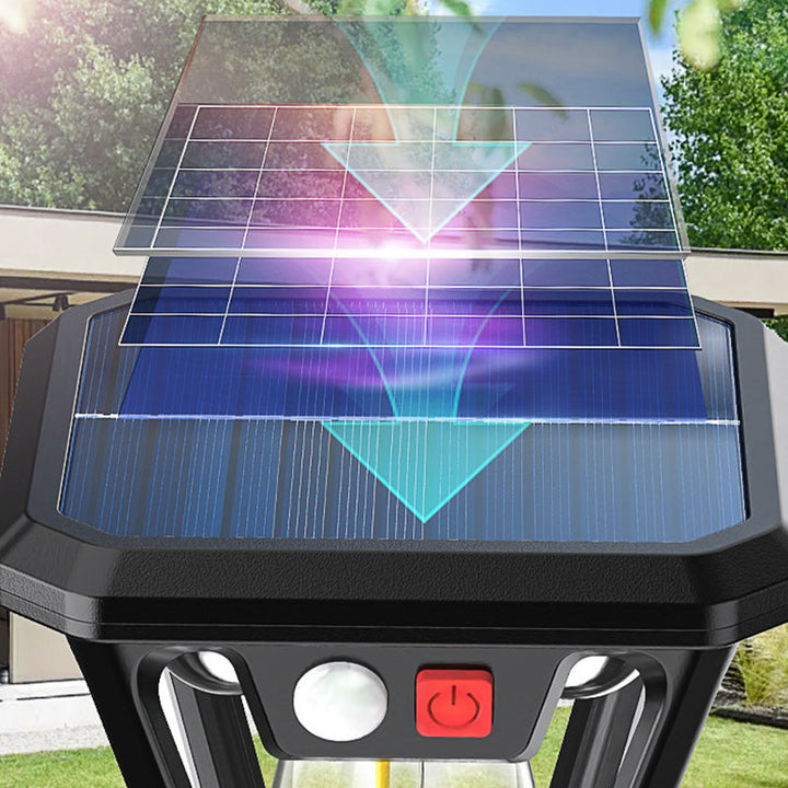 Zeitgenössische industrielle menschliche Körpersensor LED Solar wasserdicht Rasen Einstecklicht für den Außenbereich Patio | Karnz