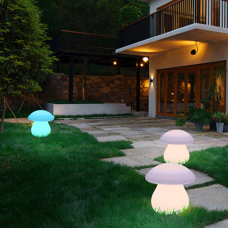 Zeitgenössische kreative solarbetriebene wasserdichte Pilzform PE LED Außenleuchte für die Terrasse | Karnz