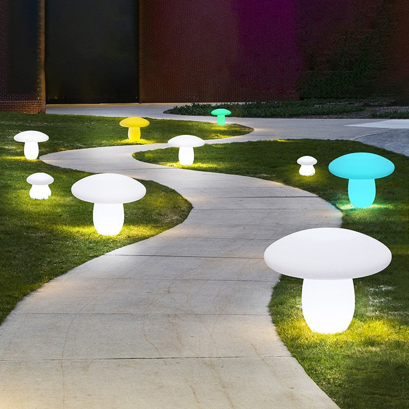 Zeitgenössische kreative solarbetriebene wasserdichte Pilzform PE LED Außenleuchte für die Terrasse | Karnz
