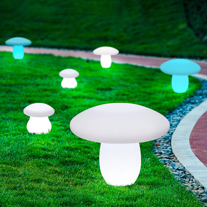 Zeitgenössische kreative solarbetriebene wasserdichte Pilzform PE LED Außenleuchte für die Terrasse | Karnz