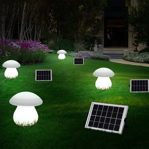 Zeitgenössische kreative solarbetriebene wasserdichte Pilzform PE LED Außenleuchte für die Terrasse | Karnz