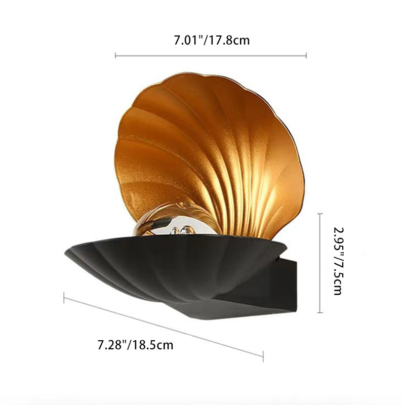 Zeitgenössische kreative wasserdichte Schalen-Aluminium-Acryl-LED-Wandleuchte für den Außenbereich | Karnz