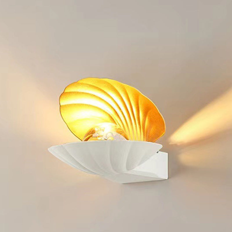 Zeitgenössische kreative wasserdichte Schalen-Aluminium-Acryl-LED-Wandleuchte für den Außenbereich | Karnz