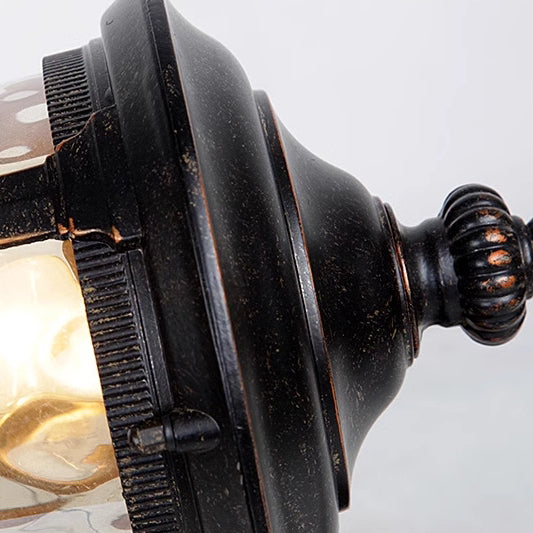 Zeitgenössische Nordische Jar Aluminium Glas 1-Licht Wand Scone Lampe Für Außenpatio | Karnz