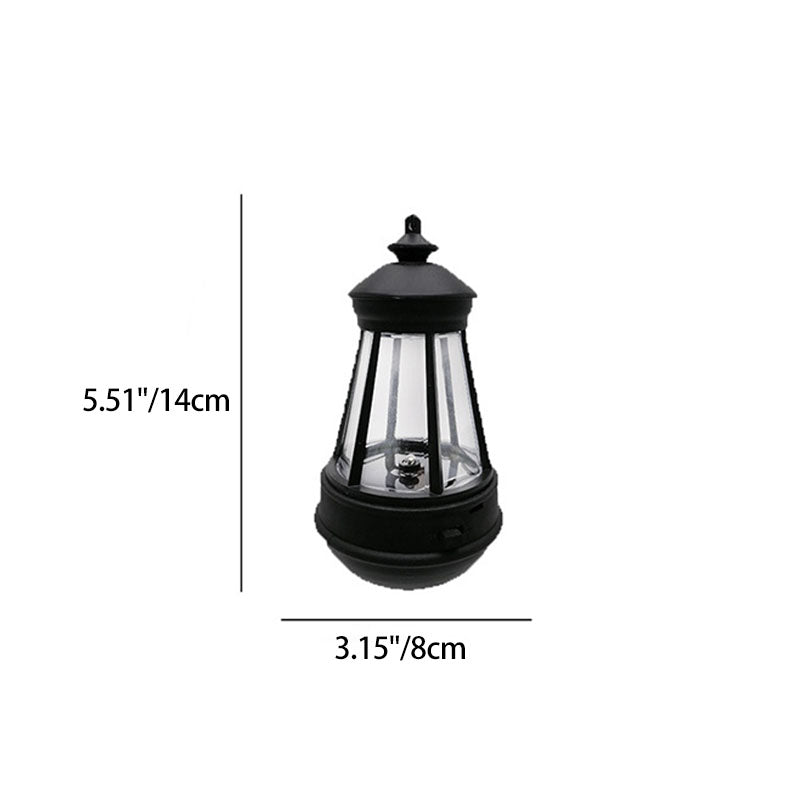 Moderne Minimalistische Wasserfeste Solar-Leuchtturm Eisen Acryl LED Camping Außenlicht Landschaftsbeleuchtung Für Garten | Karnz