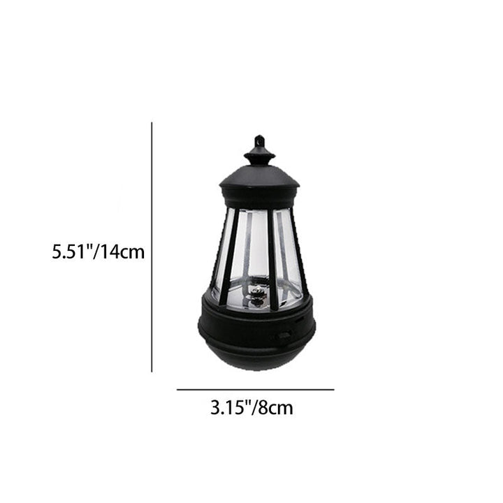 Moderne Minimalistische Wasserfeste Solar-Leuchtturm Eisen Acryl LED Camping Außenlicht Landschaftsbeleuchtung Für Garten | Karnz