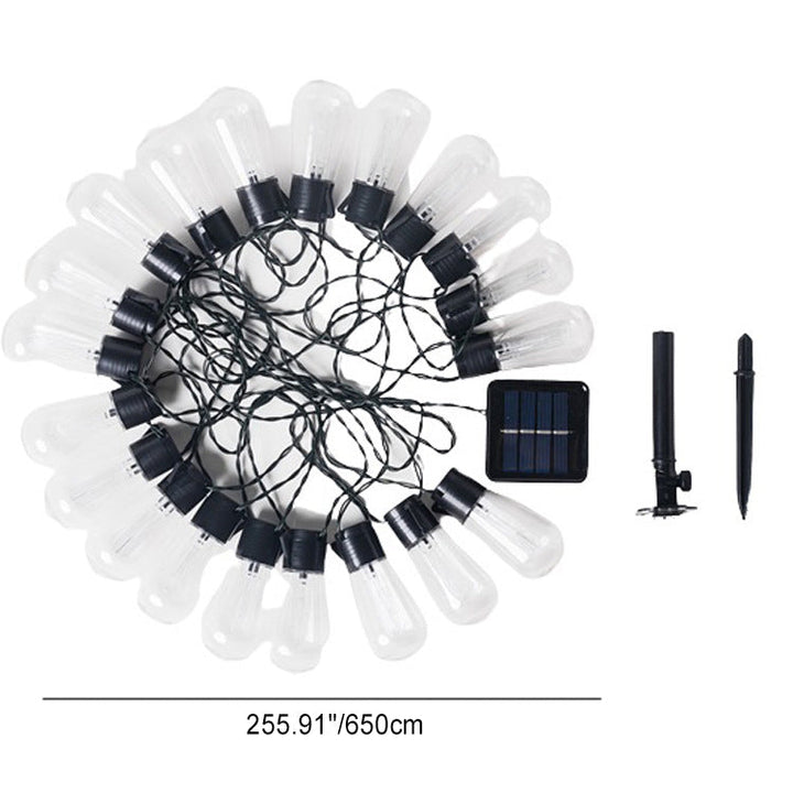 Moderner minimalistische runde lange Linien-Glas-Eisen-LED-Lichterkette für den Garten | Karnz