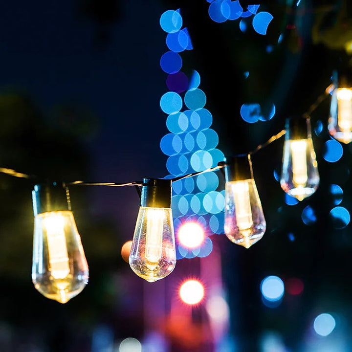 Moderner minimalistische runde lange Linien-Glas-Eisen-LED-Lichterkette für den Garten | Karnz