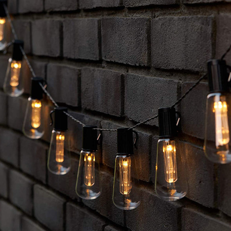 Moderner minimalistische runde lange Linien-Glas-Eisen-LED-Lichterkette für den Garten | Karnz