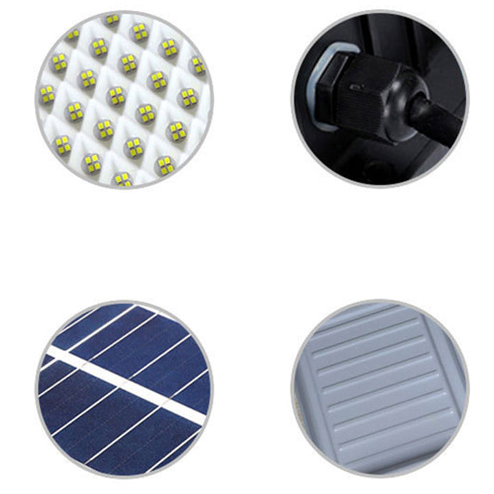 Moderne Einfachheit Rechteck Solar Wasserdicht ABS LED Wandlampe für Garten | Karnz