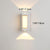 Moderne Einfachheit Rechteck Runde Diamant PC Aluminium LED Wandlampe Für Garten | Karnz