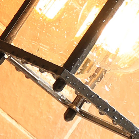 Moderner Minimalistischer Quadrat Rechteck Rund Glas Aluminium 1-Licht Wandleuchte Lampe Für Garten | Karnz