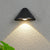 Modern Minimalist Triangle Wasserdichte Linse Aluminium LED Wandleuchte Lampe für Außenpatio | Karnz