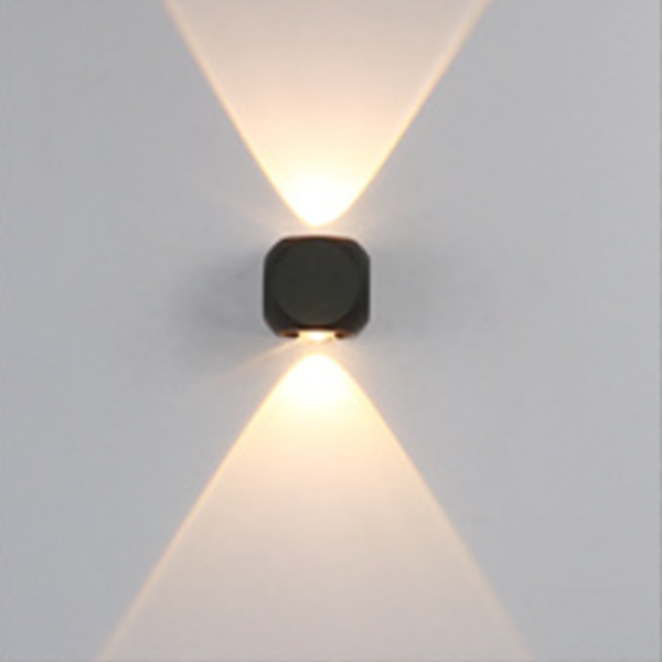 Moderne Minimalistische Runde Quadratische Orb Linse Aluminium LED Wand Sconces Lampe Für Garten | Karnz