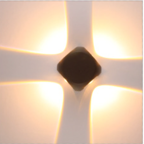 Moderne Minimalistische Runde Quadratische Orb Linse Aluminium LED Wand Sconces Lampe Für Garten | Karnz