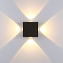 Moderne Minimalistische Runde Quadratische Orb Linse Aluminium LED Wand Sconces Lampe Für Garten | Karnz