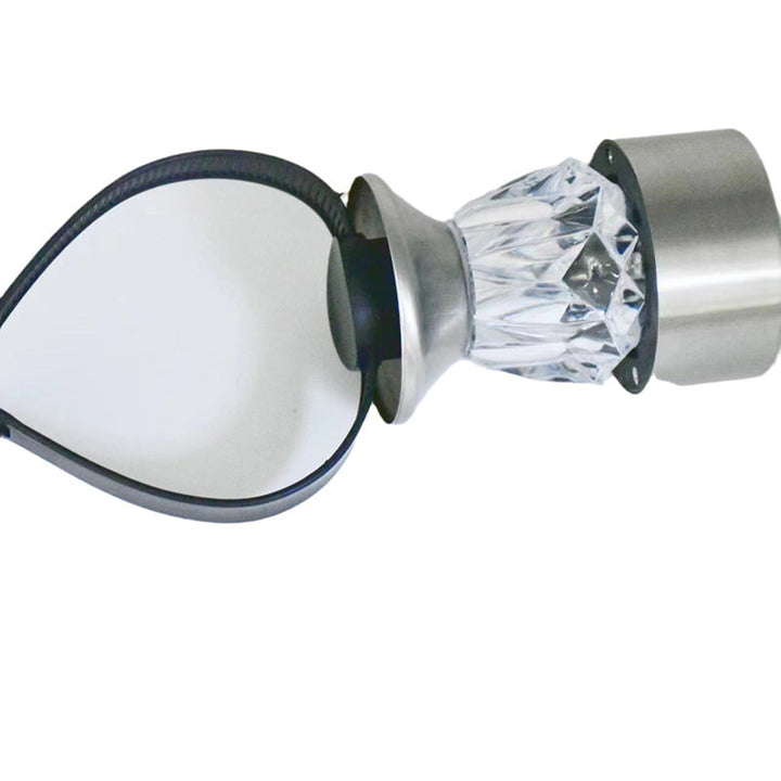 Moderne Einfachheit Solar Wasserdicht PP Edelstahl Diamant Zylinder LED Landschaft Beleuchtung Außenlicht Für Garten | Karnz
