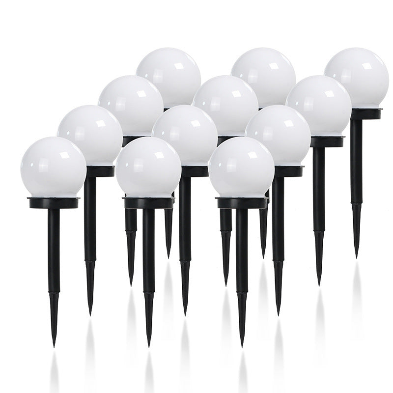 Modern minimalist Solar wasserdicht ABS Ball LED Landschaft Beleuchtung Außenlicht für Garten | Karnz