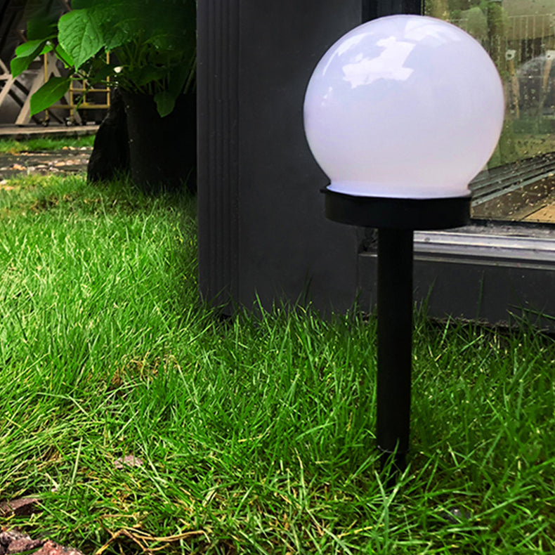 Modern minimalist Solar wasserdicht ABS Ball LED Landschaft Beleuchtung Außenlicht für Garten | Karnz