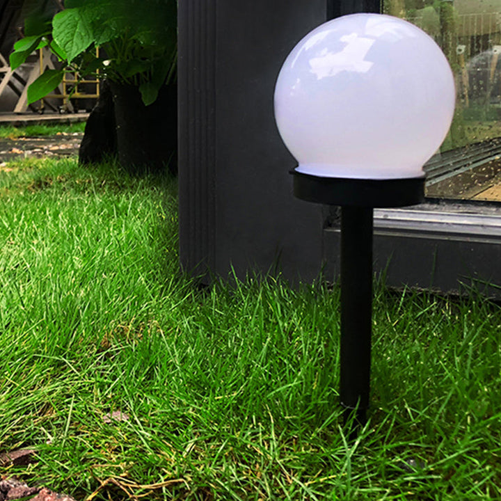 Modern minimalist Solar wasserdicht ABS Ball LED Landschaft Beleuchtung Außenlicht für Garten | Karnz
