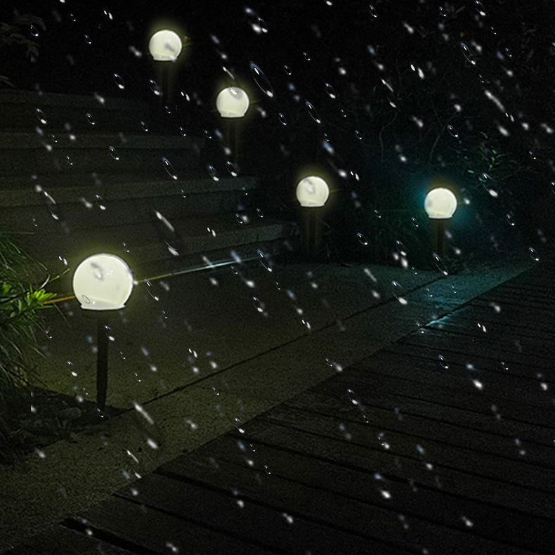 Modern minimalist Solar wasserdicht ABS Ball LED Landschaft Beleuchtung Außenlicht für Garten | Karnz