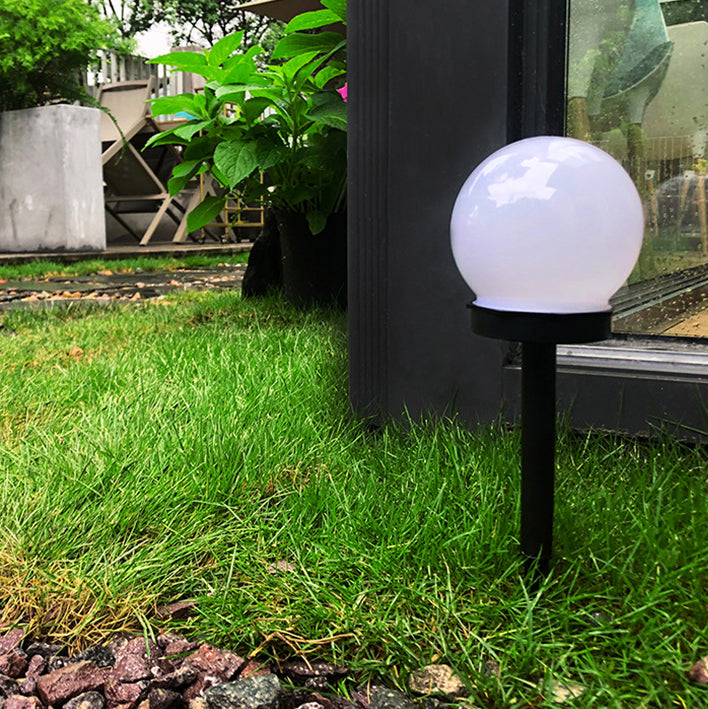 Modern minimalist Solar wasserdicht ABS Ball LED Landschaft Beleuchtung Außenlicht für Garten | Karnz