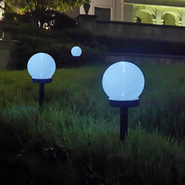 Modern minimalist Solar wasserdicht ABS Ball LED Landschaft Beleuchtung Außenlicht für Garten | Karnz