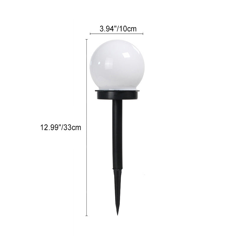Modern minimalist Solar wasserdicht ABS Ball LED Landschaft Beleuchtung Außenlicht für Garten | Karnz