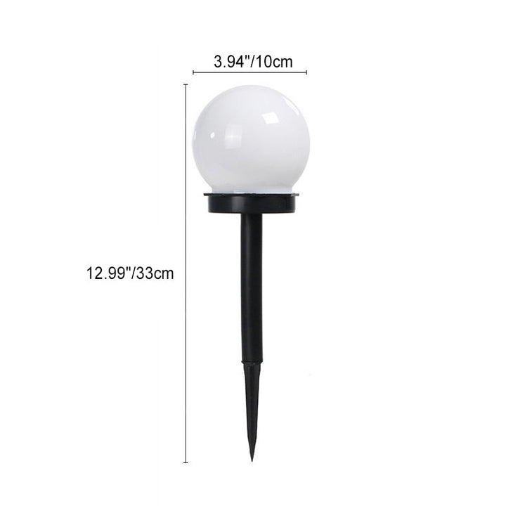 Modern minimalist Solar wasserdicht ABS Ball LED Landschaft Beleuchtung Außenlicht für Garten | Karnz