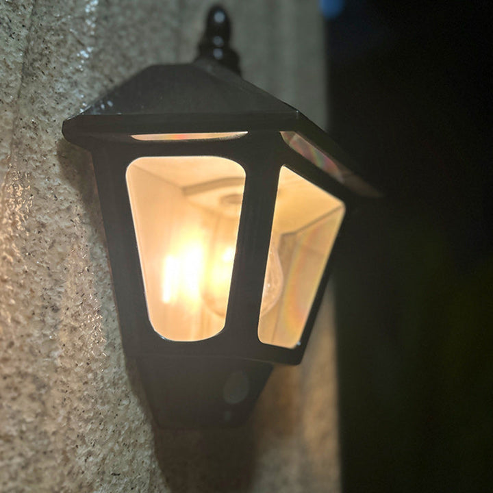 Zeitgenössische Retro Solar Wasserfest ABS Leuchtturm LED Wand Sconce Lampe Für Outdoor Patio | Karnz