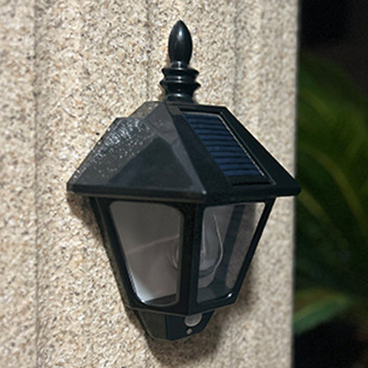 Zeitgenössische Retro Solar Wasserfest ABS Leuchtturm LED Wand Sconce Lampe Für Outdoor Patio | Karnz