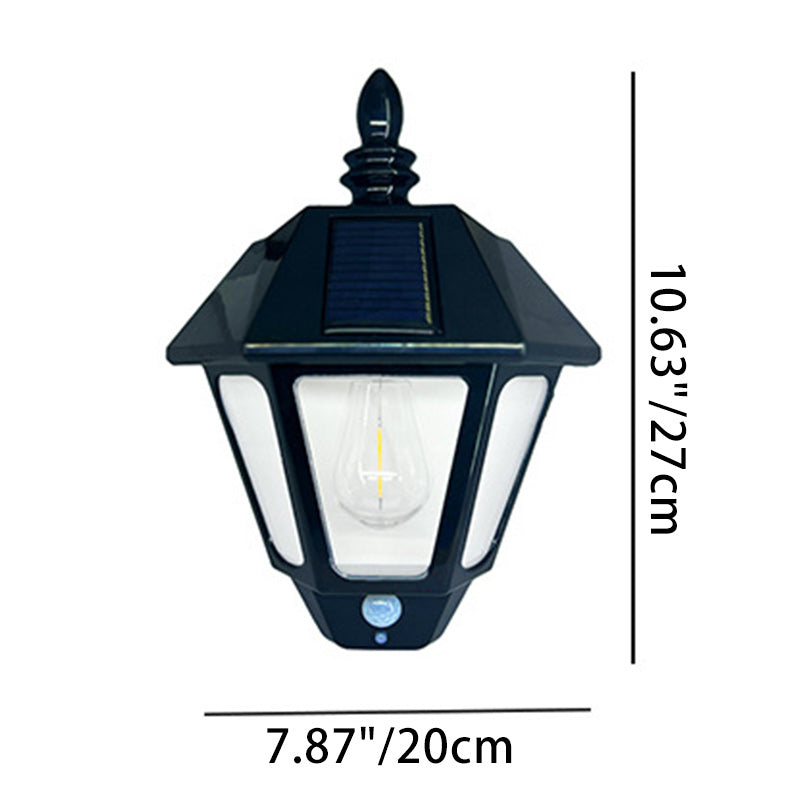 Zeitgenössische Retro Solar Wasserfest ABS Leuchtturm LED Wand Sconce Lampe Für Outdoor Patio | Karnz