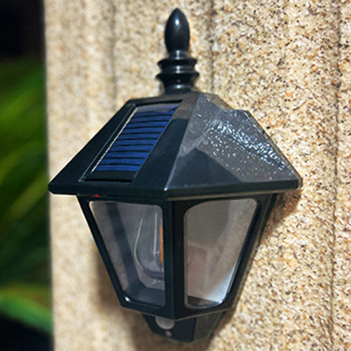 Zeitgenössische Retro Solar Wasserfest ABS Leuchtturm LED Wand Sconce Lampe Für Outdoor Patio | Karnz