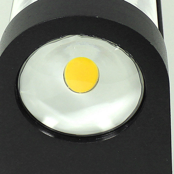 Moderne Einfachheit Wasserdichte Aluminium PC Zylinder Würfel LED Wandleuchte Lampe für Außenpatio | Karnz