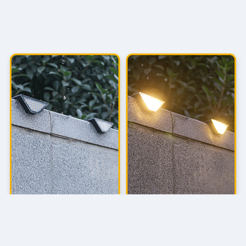 Moderne Einfachheit Solar Wasserdicht ABS PS Dreieck LED Landschaftsbeleuchtung Außenlicht Für Außenpatio | Karnz