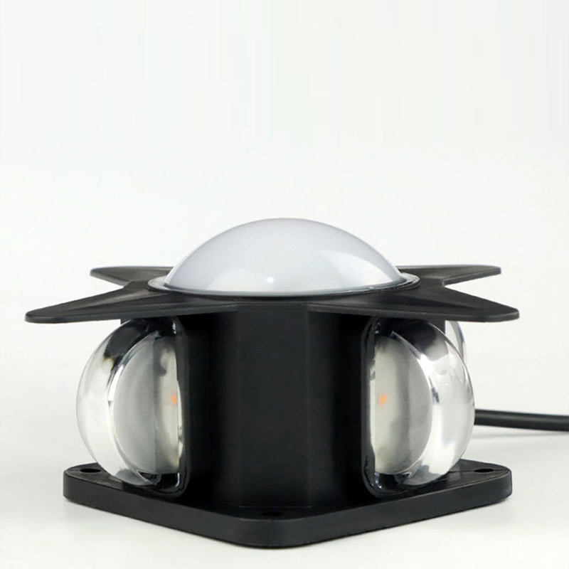 Zeitgenössische Kreative Wasserdichte Aluminium Acryl PC Kreuz Stern LED Wandleuchte Lampe Für Außenpatio | Karnz