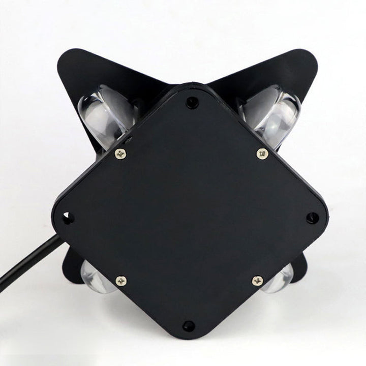 Zeitgenössische Kreative Wasserdichte Aluminium Acryl PC Kreuz Stern LED Wandleuchte Lampe Für Außenpatio | Karnz