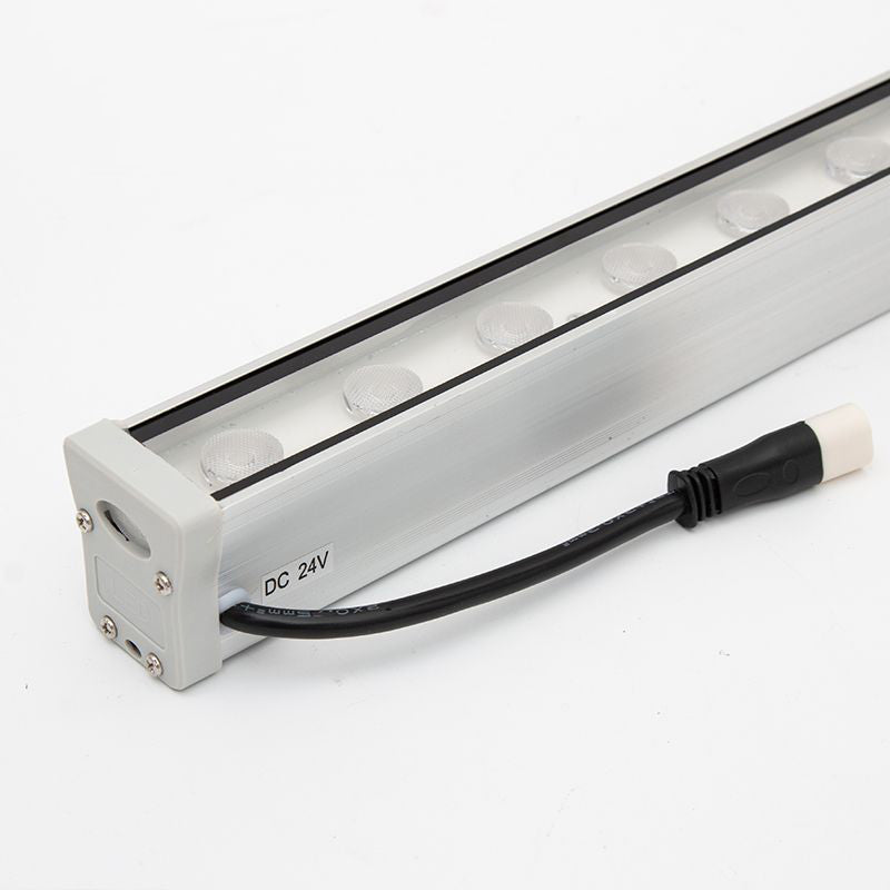 Moderne Einfachheit Wasserdicht Aluminium Verstärkt Glas Streifen Rechteckige LED Wandleuchte Lampe Für Außenpatio | Karnz