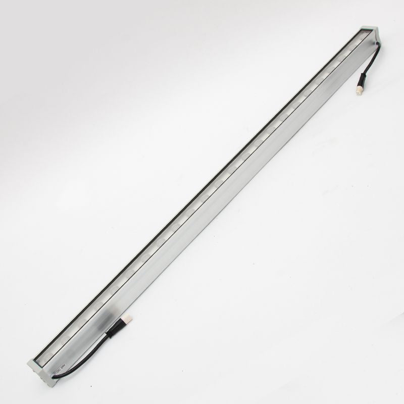Moderne Einfachheit Wasserdicht Aluminium Verstärkt Glas Streifen Rechteckige LED Wandleuchte Lampe Für Außenpatio | Karnz