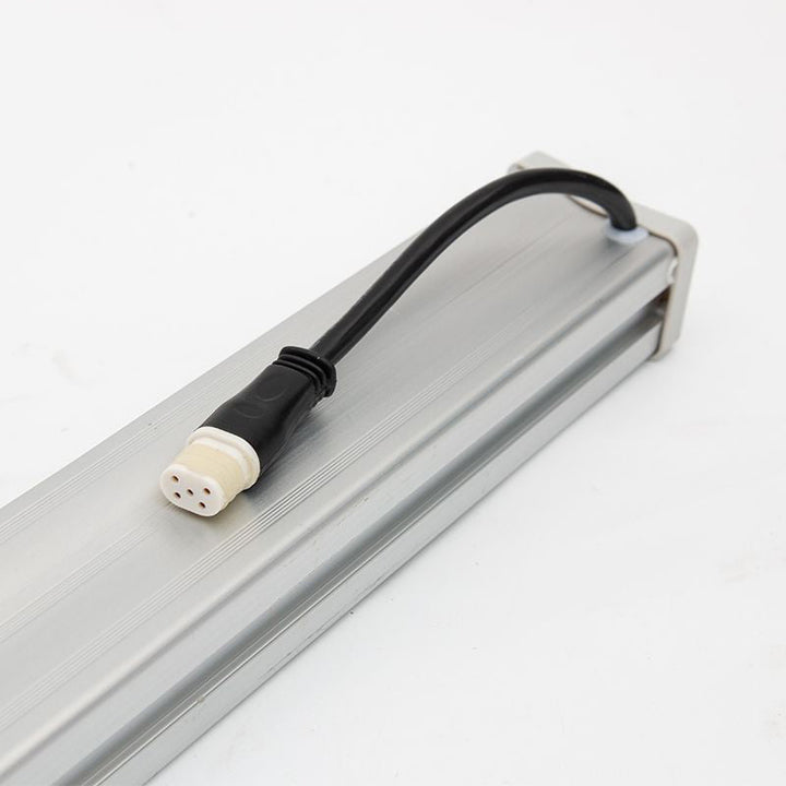 Moderne Einfachheit Wasserdicht Aluminium Verstärkt Glas Streifen Rechteckige LED Wandleuchte Lampe Für Außenpatio | Karnz