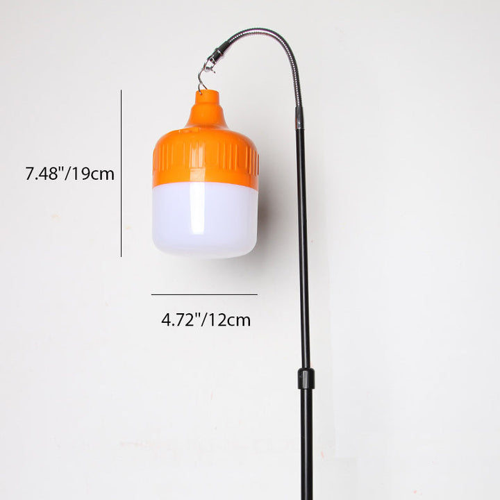 Moderne Einfachheit Wiederaufladbare ABS Metallzylinder Hängeleuchte LED Außenlicht für den Garten | Karnz