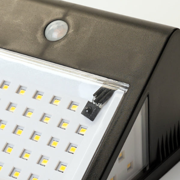 Moderne Einfachheit Solar wasserdichtes Triangle ABS PC Menschensensor LED Wandleuchte Lampe Außenlicht für Außenpatio | Karnz