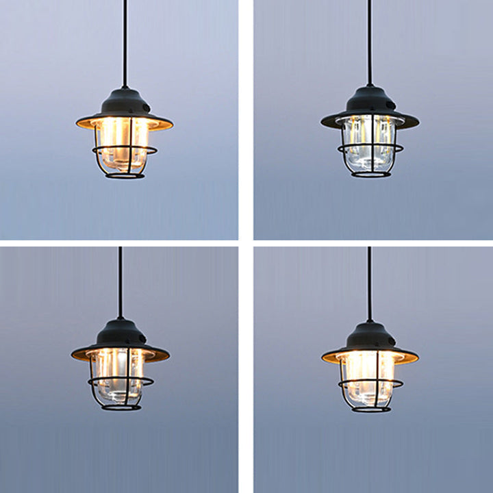 Zeitgenössische Retro Wiederaufladbare Wasserfeste Eisen Silica ABS PC Strobile LED Outdoor Licht Für Garten | Karnz