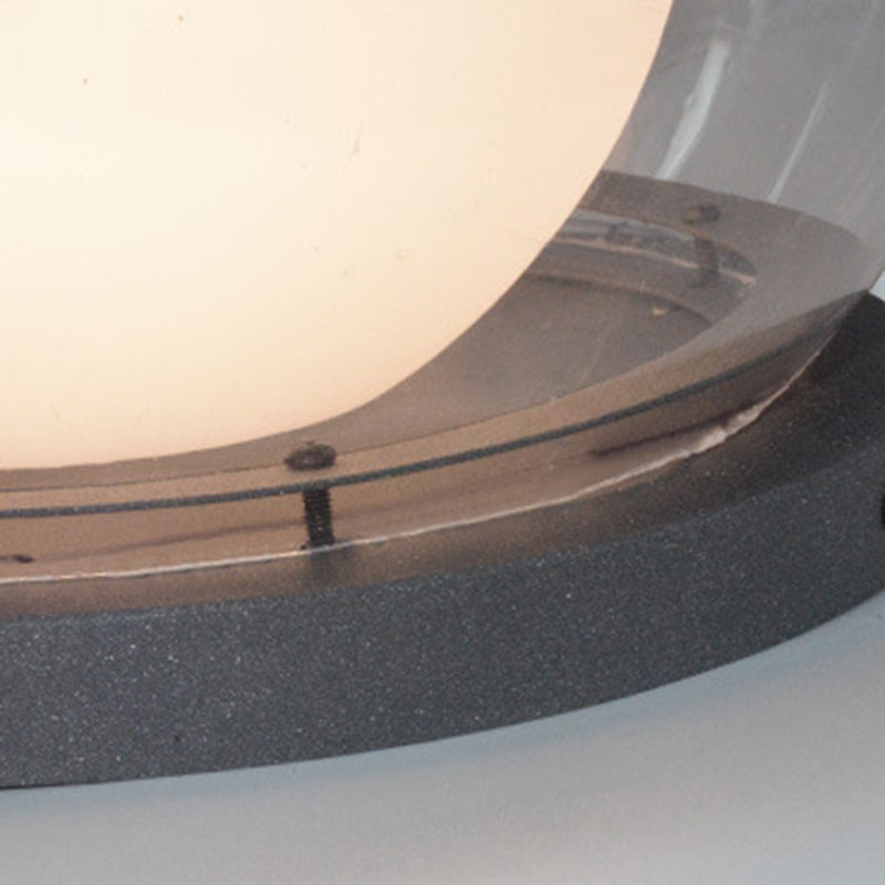Moderne Schlichtheit Solar Wasserdicht Edelstahl PE PMMA Ball Mond 1-Licht Außenleuchte für Garten | Karnz