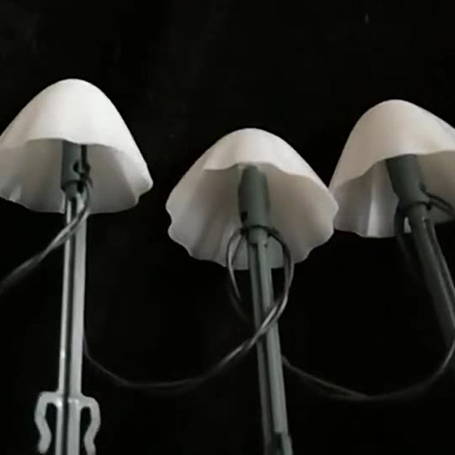 Zeitgenössische kreative Solar-Batterie wasserdicht PVC Pilz LED Außenleuchte Landschaftsbeleuchtung für Garten | Karnz