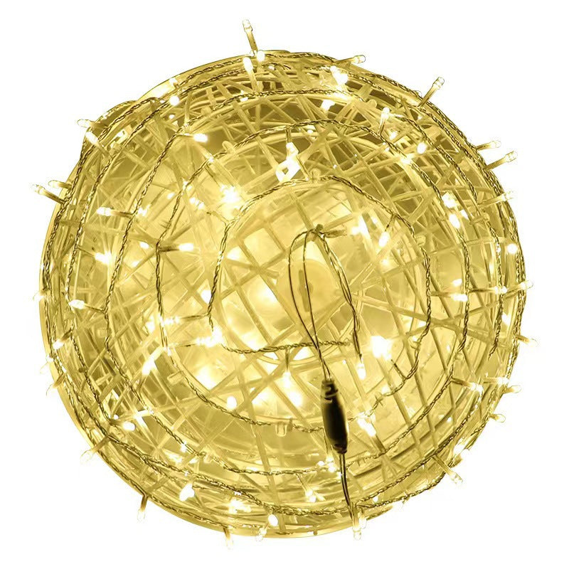 Wasserdichte PVC-Hängekugel-Dekorations-LED-Außenpendelleuchte für den Garten