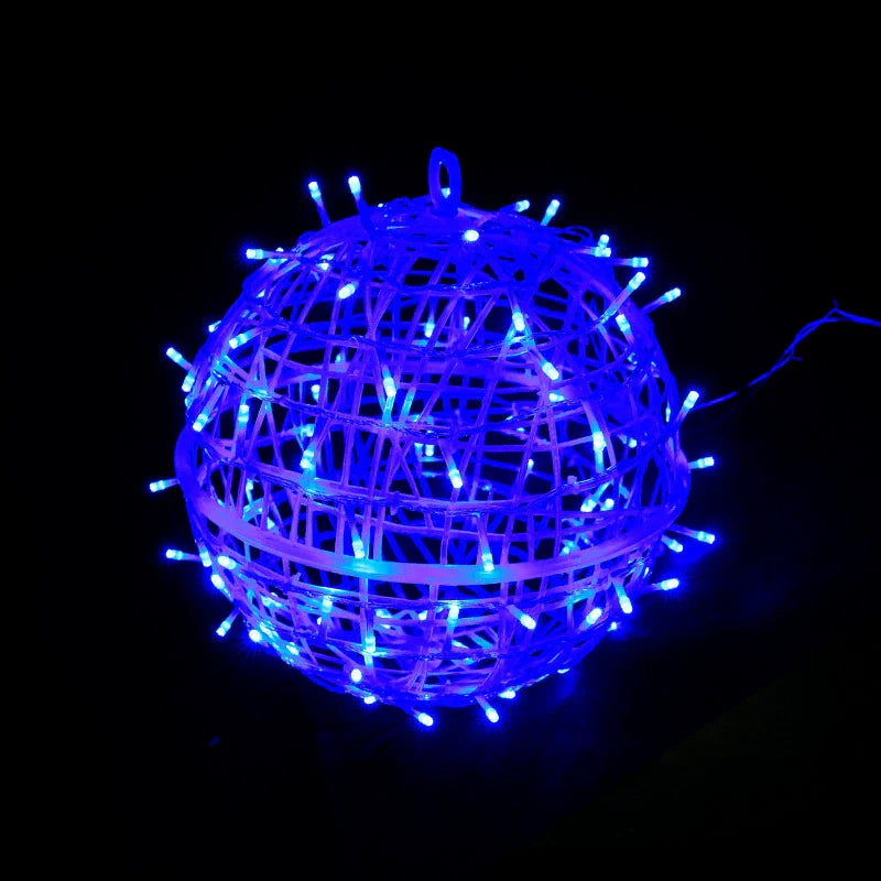 Wasserdichte PVC-Hängekugel-Dekorations-LED-Außenpendelleuchte für den Garten