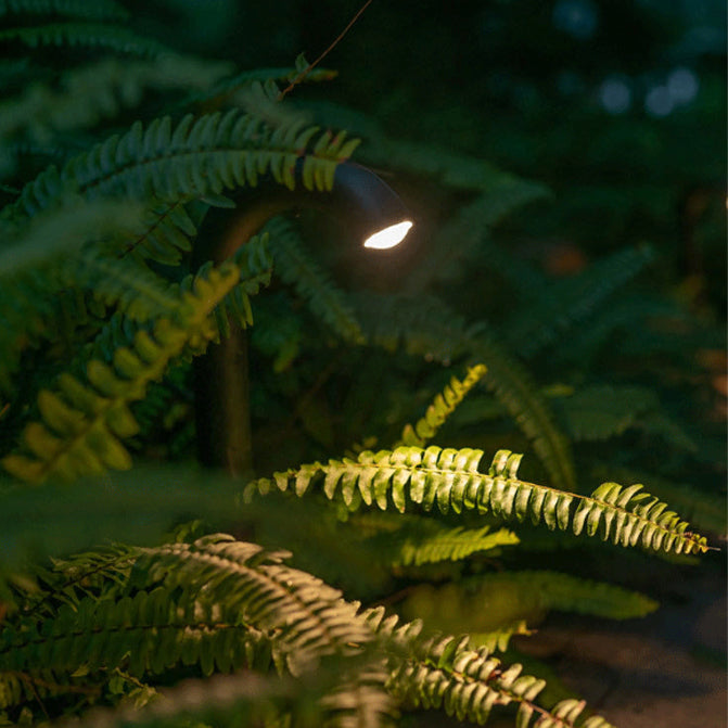 Zeitgenössische industrielle wasserdichte Aluminiumverstärkte Glas gebogene Röhren LED Außenleuchte Landschaftsbeleuchtung für Garten | Karnz