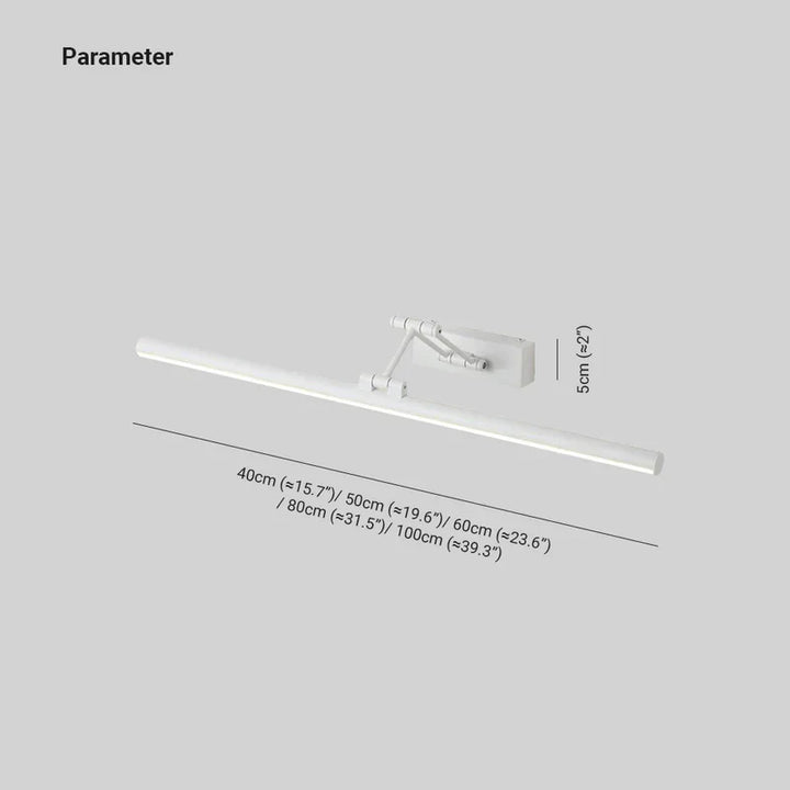Edge Minimalistische LED Wandleuchte Schwarz/Weiß | Modernes Design für Badezimmer und Innenräume | Metall & Acryl | Karnz