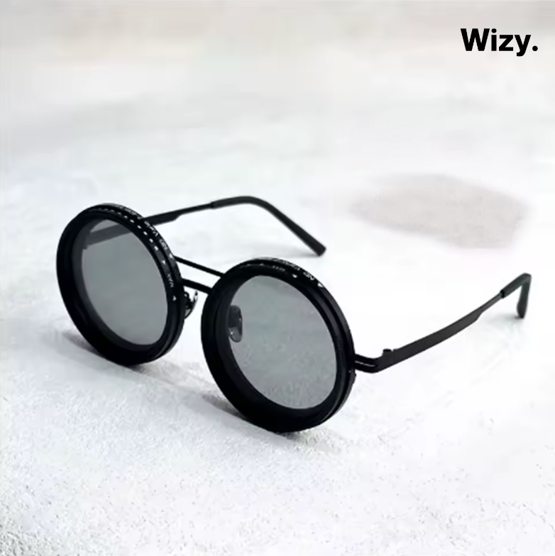 Karnz | ShadowSunglasses | Sonnenbrillen mit schwarzen Gläsern Stylisher UV-Schutz Fashion